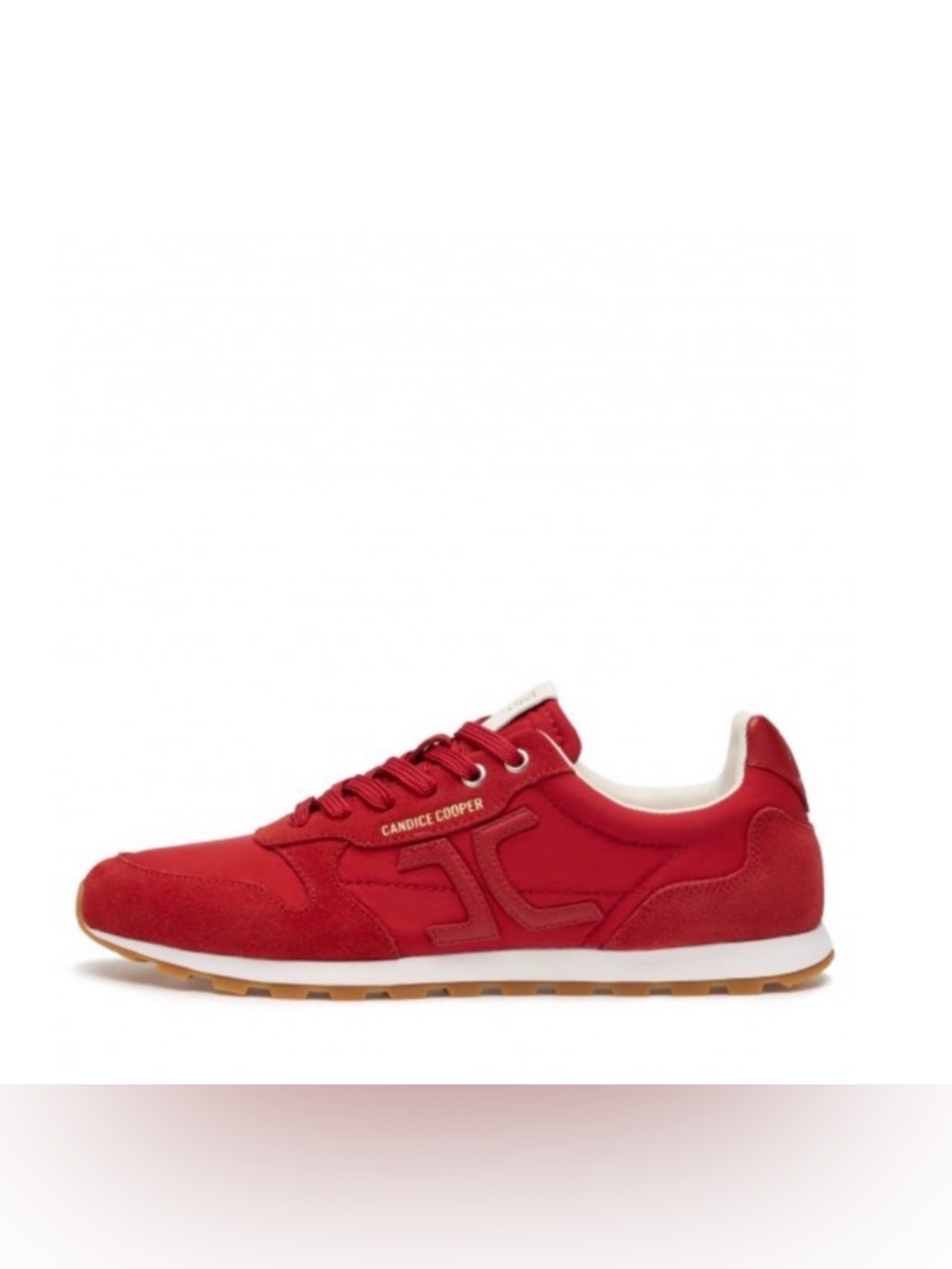 NWT Candice Cooper PLUME 3 WOMAN. - Suede and technical fabric sneakers - Red